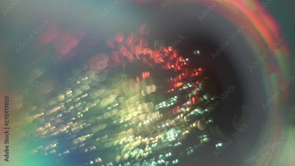 Poster Beautiful abstract circle of shine with particle space  background.