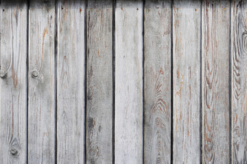 Gray and white shabby rustic wooden background with metal nail heads