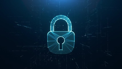 Hacking Digital Data Protection Concept - Powered by Adobe