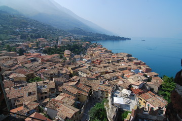 Malcesine – malerische Gemeinde am Ostufer des Gardasees in Norditalien