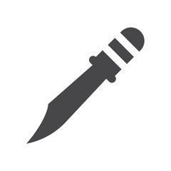 Knife vector icon, simple sign for web site and mobile app.