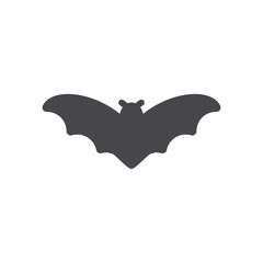 Bat vector icon, simple sign for web site and mobile app.