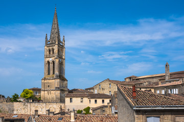 Fototapeta na wymiar Church of Saint-Emilion, Gironde, Aquitaine, France