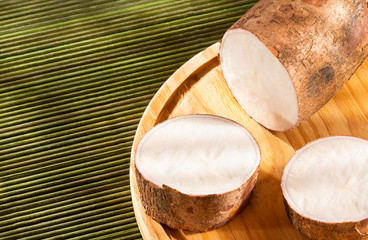 Cassava raw tuber - Manihot esculenta