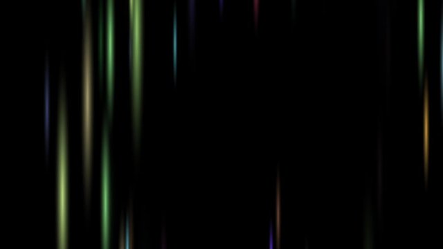 Colorful glowing polar aurora lights flying over screen in loop. Abstract hypnotic background or overlay animation. 
