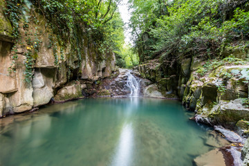 Fototapeta premium Zonguldak Eregli kayalidere waterfalls