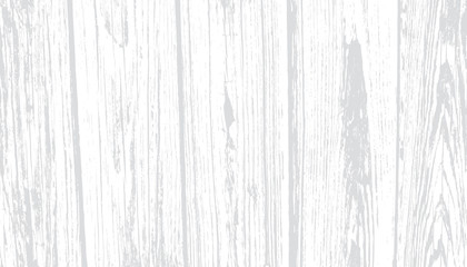 Obraz premium Weathered White Wood Vector Background. Rustic Whitewashed Wooden Planks with Light Gray Grains. Neutral Gray-scale Overlay Texture. Photography Backdrop. Textured Surface.