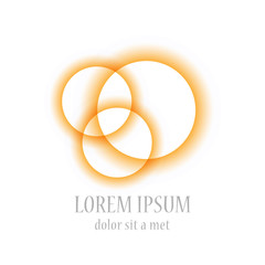 Abstract Logo. Creative Elements Isolated On White - Vector Illustration. Flat Icon For Business Template, Circle Logo, Design Element, Sign And Symbol Design. Abstract Logo Template