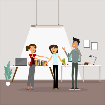 Business worker in office
