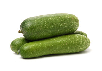 Winter melon on white background 