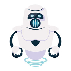 Technology robot cartoon vector design