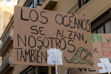 Young activists march against climate change