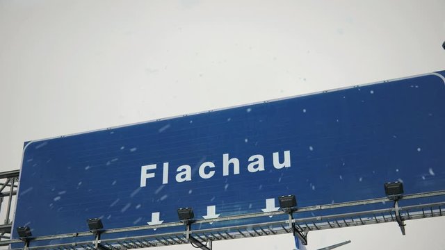Airplane Landing Flachau in Christmas