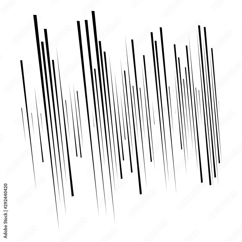 Poster dynamic vertical parallel lines, stripes pattern. straight streaks, strips element. linear, lineal pattern. line half-tone element