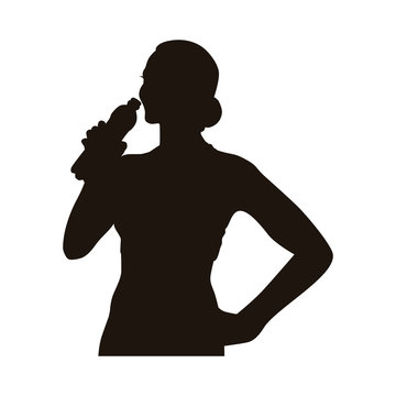 Drinking Silhouette