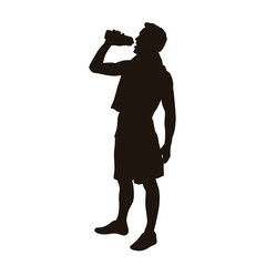 Drinking Silhouette