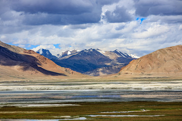 Tsokar Lake in Ladakh 