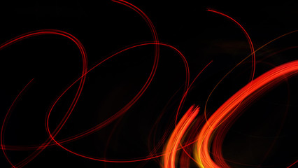 Light wffwct in slow motion