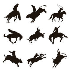 Rodeo Silhouettes