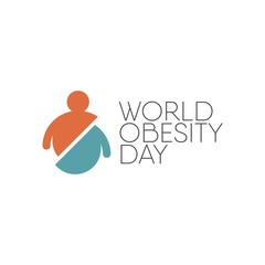 World Obesity Day design template. Design for banner, greeting cards or print.