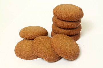 Chocolate cookies closup image