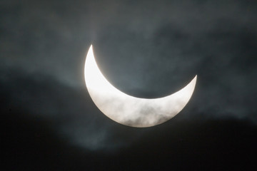 Fototapeta na wymiar Total solar eclipse