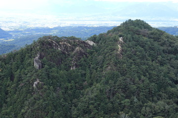 昇仙峡　与三郎岳からの眺め