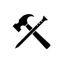 hammer icon trendy