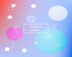 Soft color gradient background.