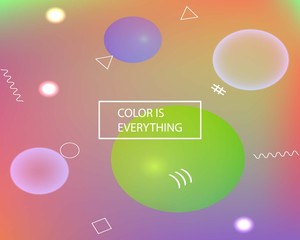 Soft color gradient background.
