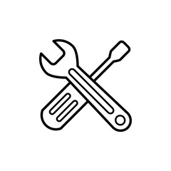 screwdriver icon trendy