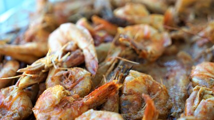 fresh shrimp on the grill