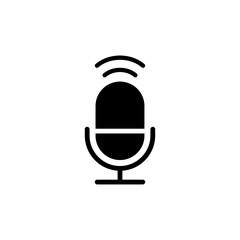microphone icon trendy