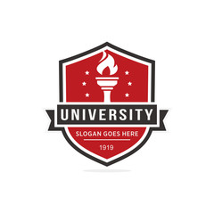 University, college logo vector