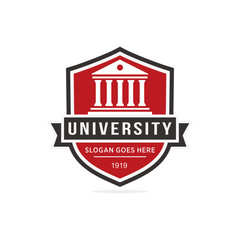 University, college logo vector