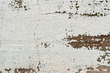 Texture of a concrete wall with cracks and scratches which can be used as a background