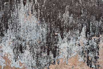 Texture of a concrete wall with cracks and scratches which can be used as a background
