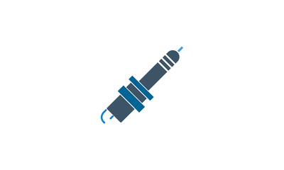 Spark Plug icon vector. Simple flat symbol. Perfect  pictogram illustration on white background.