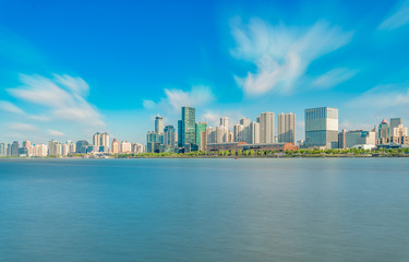 Fototapeta na wymiar China's Shanghai Pudong New Area cityscape