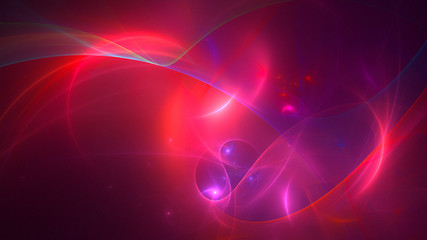 3D rendering abstract fractal technology wallpaper 