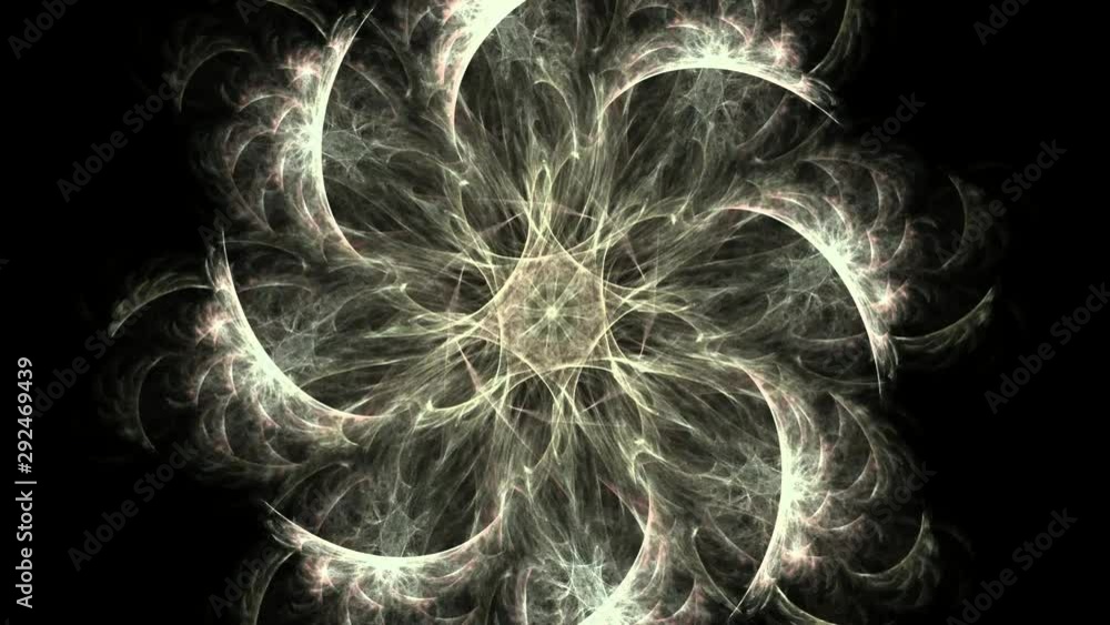 Poster lacy colorful clockwork pattern. digital fractal art design. abstract design of sacred symbols signs
