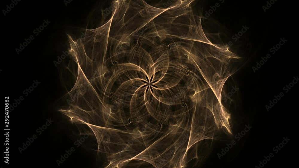 Poster symbol of creation. emerging and extending shapes in the cycle of cosmic motion of bodies.