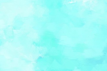 vintage brush painted illustration with pale turquoise, aqua marine and light cyan color. artwork can be used as texture, graphic element or wallpaper background