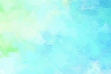 vintage brush painted illustration with pale turquoise, light cyan and honeydew color. artwork can be used as texture, graphic element or wallpaper background