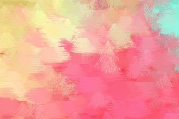 Fototapeta premium abstract grunge brush painted illustration with light coral, pale golden rod and pastel red color. artwork can be used as texture, graphic element or wallpaper background