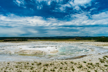 Yellowstone National Park Geyser Basin