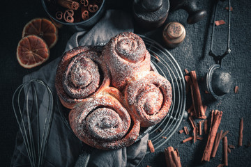 Enjoy your cinnamon rolls as swedish classic dessert