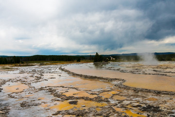 Yellowstone National Park Geyser Basin
