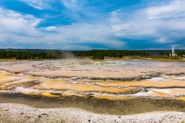 Yellowstone National Park Geyser Basin
