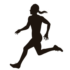 Running Silhouette